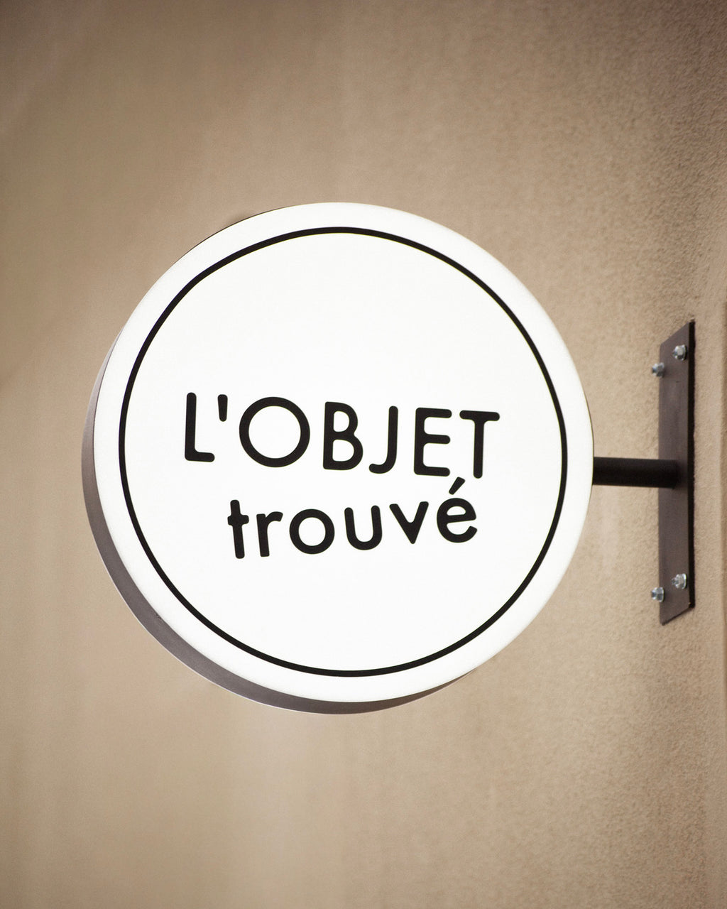 LED round blade sign - Ø20 inch