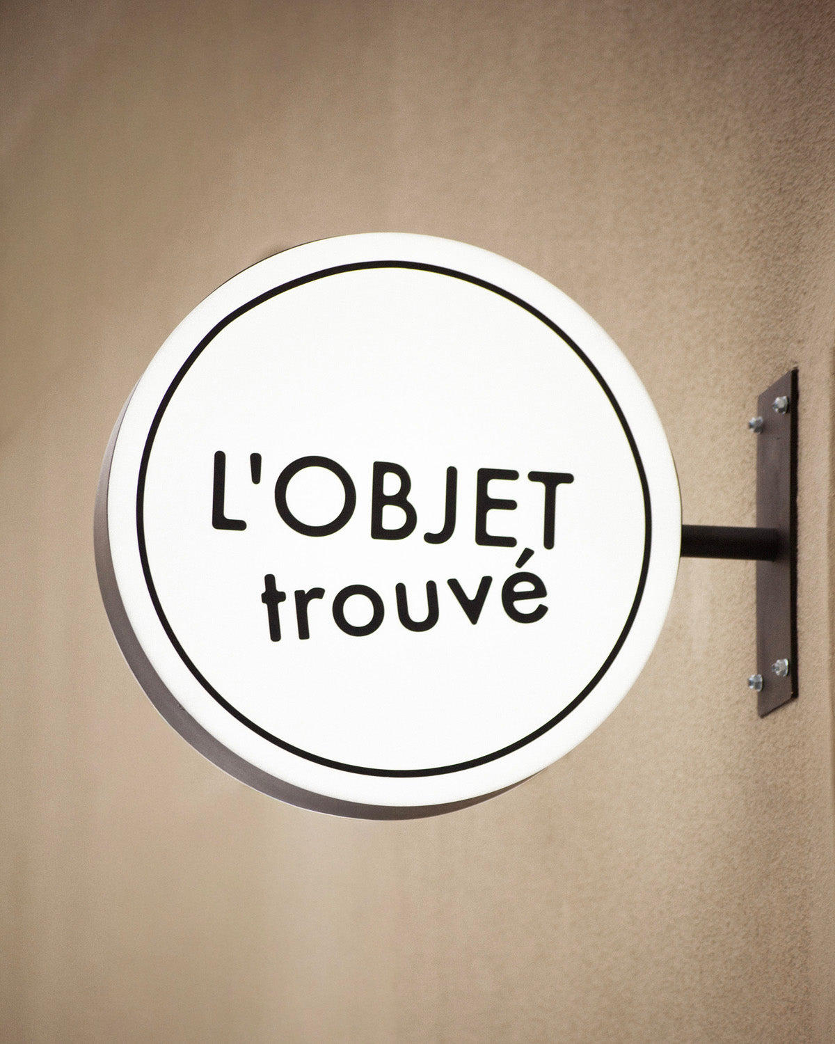 LED round blade sign - Ø20 inch