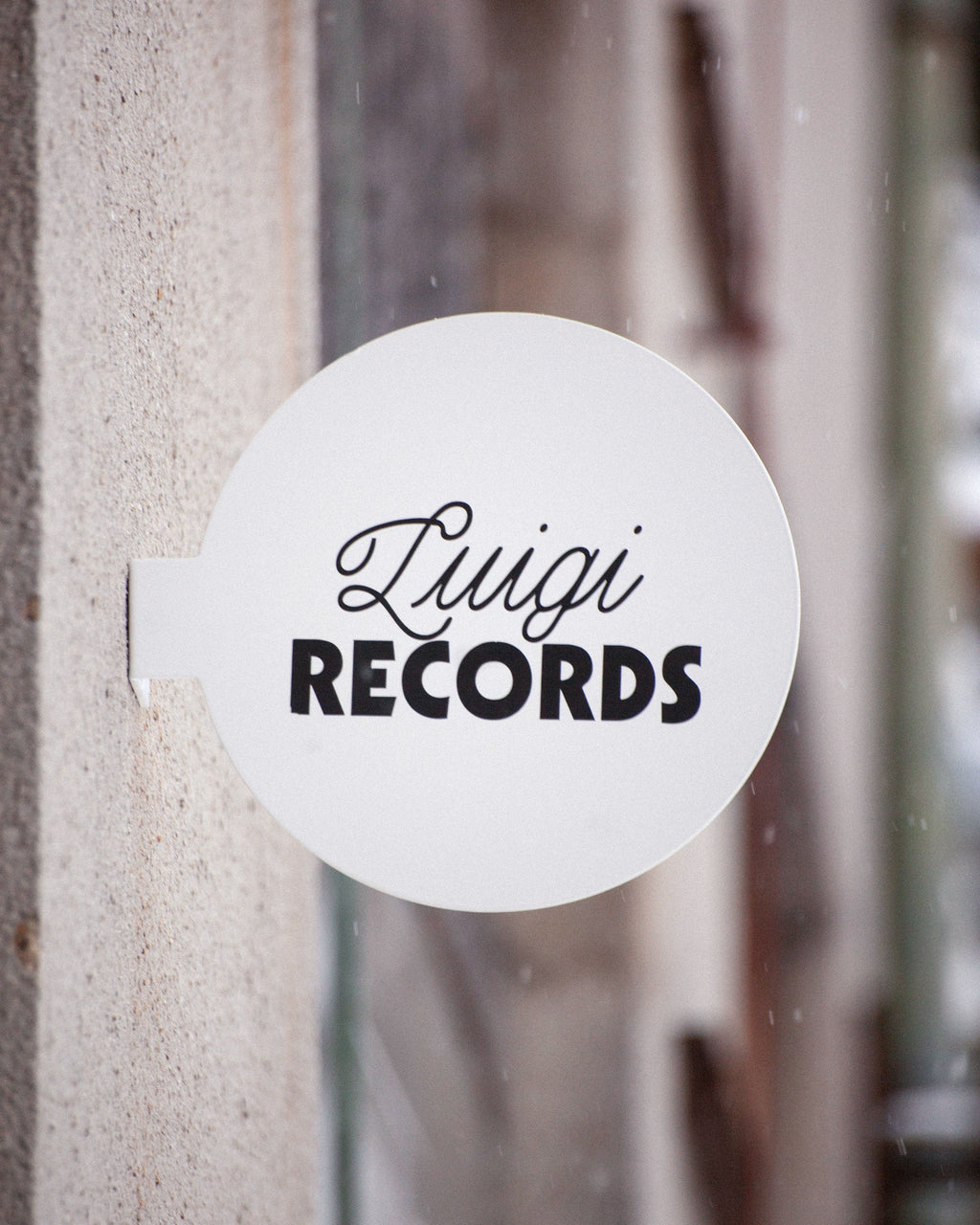 Round blade sign - small