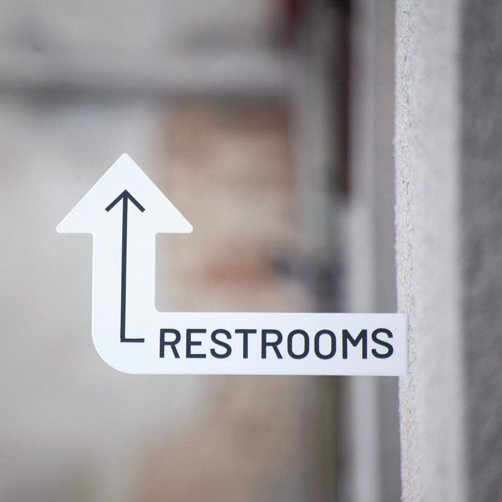 Directional arrow sign