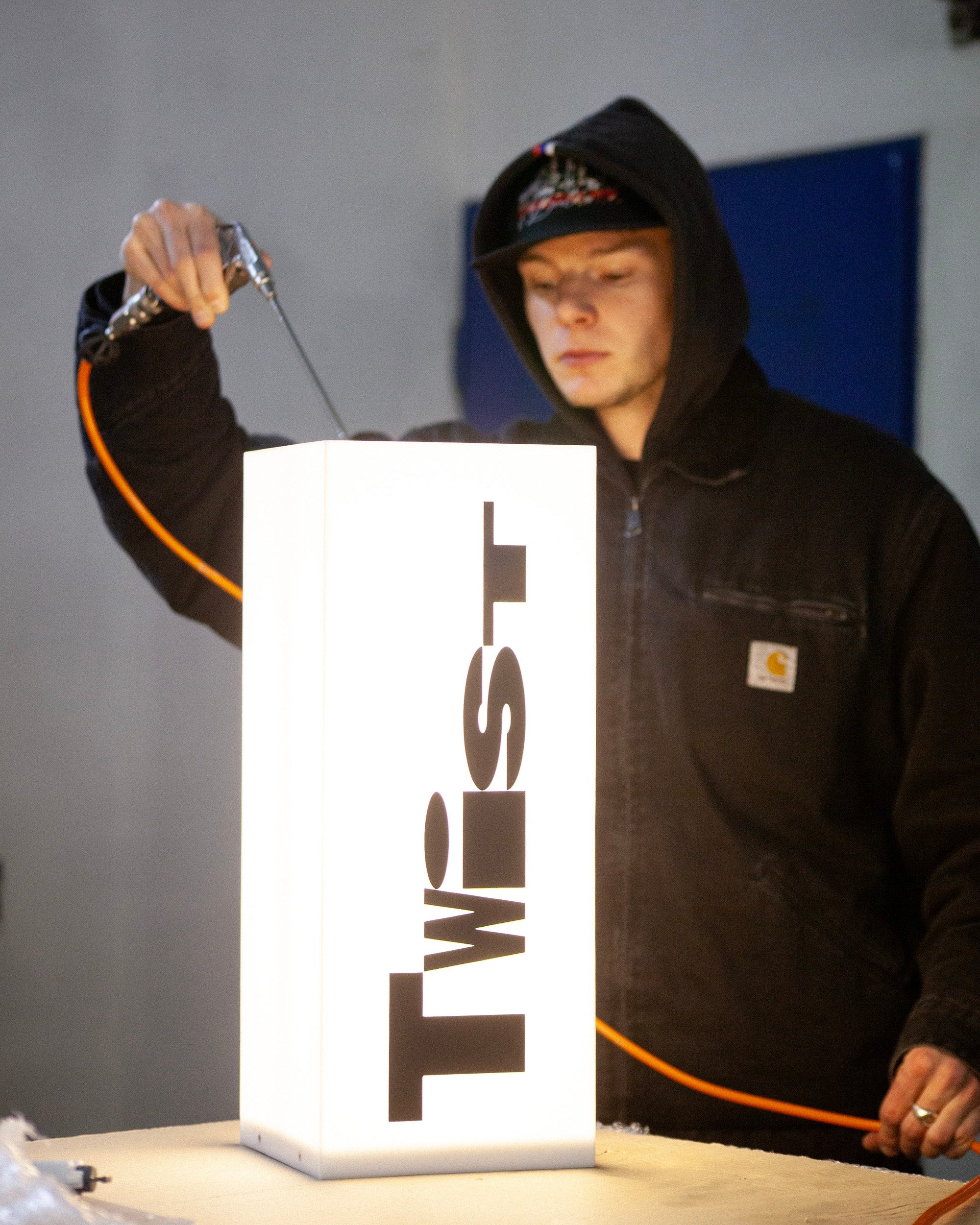 Simple lightbox sign