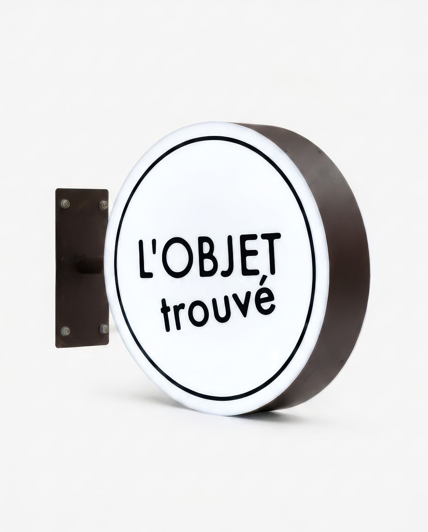 LED round blade sign - Ø20 inch